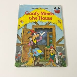 Vintage Disneys Goofy Minds the House Book